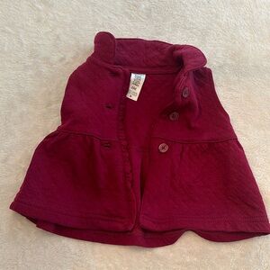 Carters Vest, maroon, 6mo